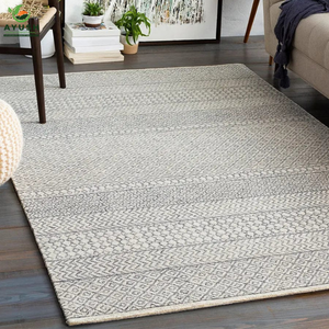 Tapis de sol en laine de luxe, tapis en laine tuftés à la main pour salon, chambre et maison - Product Image 1