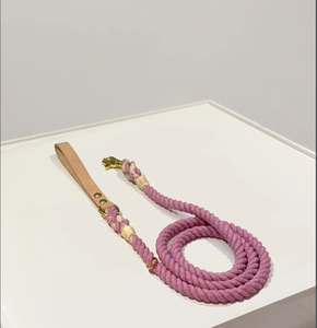 Rope Dog <b>Leash</b> | Dog <b>Leash</b> | Cotton Rope <b>Leash</b> Accessory Customized Colored Cotton Rope Handmade Dog <b>Leash</b> <b>Pet</b> <b>Leash</b> Set - Product Image 1
