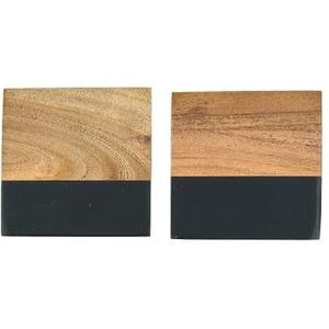 Posavasos de madera epoxi para beber agua, producto de utensilios de cocina, juego de mesa, accesorios decorativos, 4 Uds., novedad - Product Image 6