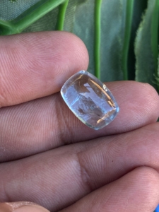 ลูกปัด7.00กะรัตสีธรรมชาติสีขาว/น้ำเงินรูปทรงเบาะยาวและความมันวาวที่ดีสำหรับการทำสร้อยคออัญมณีหลวม - Product Image 6