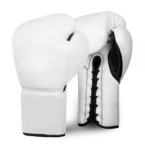 Professional Sports Gloves New Design Customize Logo Special Boxing Gloves for Training Genuine Leather Muay Thai Glove - Product Image 5