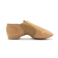 Diseño de logotipo personalizado OEM, zapatos de ballet de lona elástica de cuero genuino para niñas y mujeres, económicos y de alta calidad.