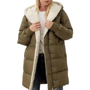 Doudounes longues pour femmes avec matériau chaud à l'intérieur Veste matelassée personnalisée de meilleure qualité pour l'hiver - Product Image 4