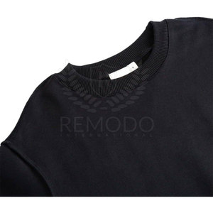Sudaderas de algodón El mejor material Crop Top Sudaderas Secado rápido Top corto de color personalizado Sudaderas Slim Fit - Product Image 3