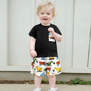 Ensemble de vêtements en tissu de coton de haute qualité pour tout-petits garçons Écologique Séchage rapide Casual Personnalisable OEM ODM Bangladesh Tendance - Product Image 3