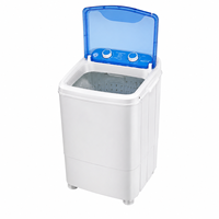 Lave-linge semi-automatique à chargement par le haut, léger, 3,5 kg, pour appartement et dortoir