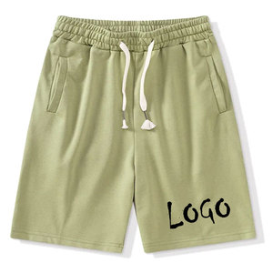 Pantalones Cortos Deportivos para Gimnasio, Ropa de Entrenamiento, Pantalones Cortos Deportivos de Compresión Personalizados, Spandex/Algodón, Ligeros, de Secado Rápido, con Cordón Ajustable - Product Image 3