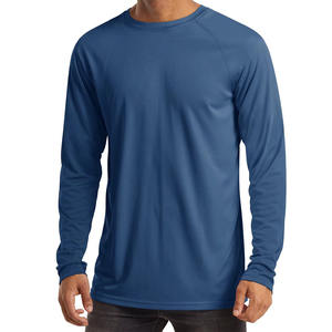 Ropa al aire libre de calidad superior Rash Guard Camisetas Manga larga Cuello redondo Slim-Fit Rash Guard para hombres - Product Image 4