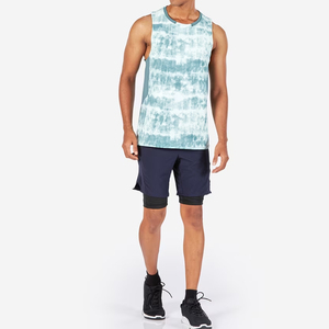 2024 personalizado clásico cuello redondo cómodo duradero secado rápido transpirable suave tela deportiva hombres camiseta sin mangas hombres - Product Image 1