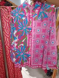 100% Cotton <b>Gauze</b> Women Ombre Cotton Shirt Purple & White Gradient Long Sleeve Casual Loose Fit Blouse Summer Make in India - Product Image 3