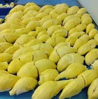 Vers gesneden biologische durian, rijk aan zoet, perfect rijp, kwaliteit A, merk Khey Taladthai, exotisch, romig, kant-en-klaar, tropisch, 0,5 kg