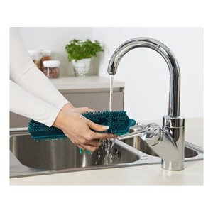 Supra 35cm Microfiber Cleaning Squeegee with Water Squeegee <b>Edge</b> CLICK SYSTEM 56671 PP and <b>Rubber</b> Handle - Product Image 4