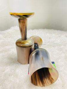 100% vasos de chupito de cristal de cuerno de buey Natural 60ml Tequila cerveza Mead whisky y Vodka estilo Animal pulido para recuerdos al por mayor FWE - Product Image 4