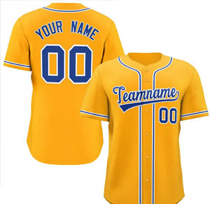 Conjunto de Uniforme de Béisbol Unisex, Transpirable, de Poliéster Estampado, Jersey y Pantalones para Entrenamiento de Equipo, Juegos de Liga, Ajuste Personalizado, Ligero - Product Image 1