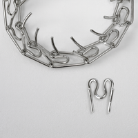 Torsionsfeder 2.25Mm 2.8 Mm 3 Mm 4Mm Diamètre du fil En Acier Inoxydable Prong Collier Pincer Collier Lien Chaîne Crochet pour la Formation de Chien