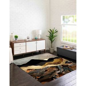 Tapis Paysage Montagne Abstrait : Tapis d'appoint imprimé antidérapant, Tapis fin non tissé - Product Image 2