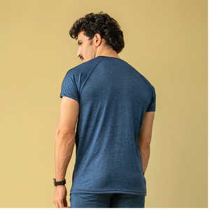 Venta al por mayor básica de algodón de punto camisetas para hombres mujeres logotipo personalizable para la Oficina ocio Fitness o uso diario pedido al por mayor - Product Image 4