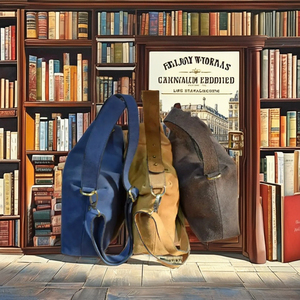 Mochila Práctica de Cuero Genuino Moroccan Soul Modelo 062 con Patrón de Letras MA Origin para Viaje - Product Image 6