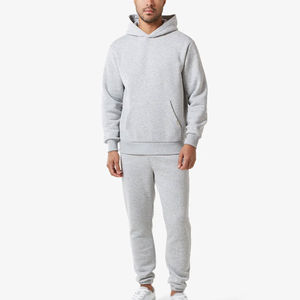 ชุดแจ็คเก็ตและกางเกงลำลองสำหรับผู้ชายแบบมีฮู้ด คุณภาพสูง ผลิตตามแบบ OEM พร้อมโลโก้สั่งทำพิเศษ พิมพ์ฉลากส่วนตัว ชุดวอร์มฤดูหนาว 100% - Product Image 6