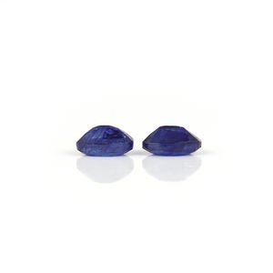 พลอย tanzanite เจียระไนแบบเหลี่ยมเพชรพลอยสังเคราะห์สีฟ้าทรงวงรีสำหรับการทำเครื่องประดับ - Product Image 3