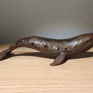 Fish Shaped Brass Religious Incense Burner for <b>Home</b> & Office Natural & Durable <b>Home</b> Decor with Aroma - Product Image 4