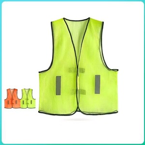 Gilet de sécurité de travail en polyester 100% de haute qualité vestes de travail imperméables avec poches réflecteurs haute visibilité pour vêtements de travail - Product Image 4