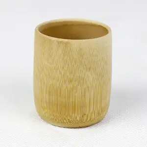 Handgemachte natürliche Bambus becher umwelt freundliche original hand gefertigte Bambus kaffeetassen aus Vietnam