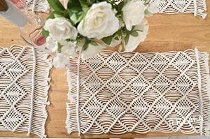 Customized Wholesale Cotton <b>Table</b> mats <b>Dinning</b> <b>Table</b> Macrame Mat Home Accessories - Product Image 6