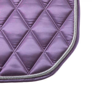 Manta de Silla de Montar Inglesa de Tela Satén Personalizada |   Equipo Ecuestre para Montar a Caballo Azul - Product Image 2