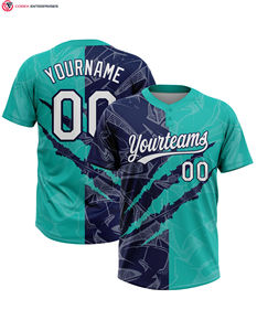 Camisetas de softball de dos botones Premium Ropa de béisbol y softbol Camisetas de béisbol de secado rápido para mujeres - Product Image 6