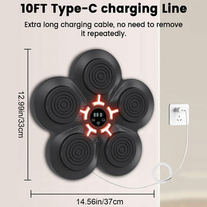 2024เครื่องดนตรีมวยไร้สายอัจฉริยะติดผนังสำหรับผู้ใหญ่และเด็กอุปกรณ์ออกกำลังกายฟิตเนสที่บ้านอุปกรณ์กีฬา - Product Image 2