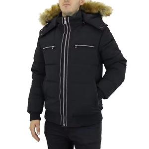 Veste d'hiver pour homme de style classique, de haute qualité, chaude, coupe-vent, en véritable fourrure de coyote, parka canadienne en duvet d'oie - Product Image 2