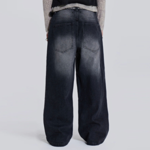 Pantalones Vaqueros Holgados de Moda para Hombre, Pantalones de Mezclilla de Pierna Ancha, Estilo Casual, Moderno, Ropa de Calle, Suministro al por Mayor, Cómodos - Product Image 4