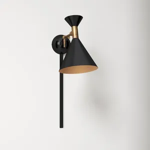 Bed Side Wall Scone/Lampe/Licht Home Beleuchtungs körper Schwarz beschichtet Modern New Look Catchy Indoor <span class=keywords><strong>Led</strong></span> Wand leuchte für Dekor - Product Image 3