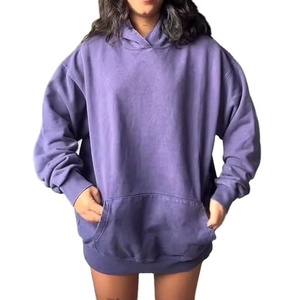 Sweat-shirts basiques de haute qualité, sweat-shirt personnalisé, poche délavée au soleil, pull lourd, sweat-shirt en coton délavé à l'acide, homme 2026 - Product Image 2