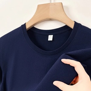 2025 nouveau t-shirt à manches courtes pour hommes et femmes de marque de mode décontractée 100% coton tricoté anti-rétrécissement écologique - Product Image 1