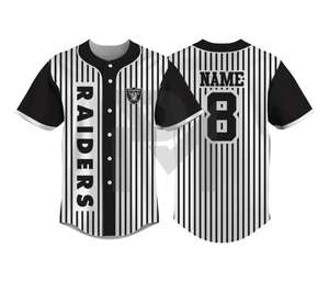 Uniforme de baseball personnalisé pour jeunes Ensemble de vêtements de sport respirants dans un design imprimé grande taille - Product Image 4