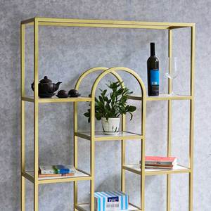 Étagère décorative KINO II 100x30x180cm avec structure en fer, motif géométrique pour salon - KTB68107 - Product Image 6