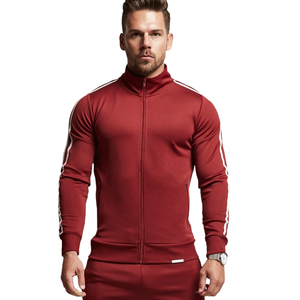 Survêtements pour hommes sur mesure en gros, vêtements de sport de haute qualité, vêtements de sport tendance, confortables, respirants, durables, veste - Product Image 1