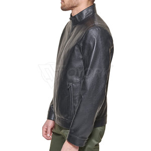 2026 Best Selling Products <b>Long</b> Sleeves Men <b>Leather</b> Winter <b>Jacket</b> High Quality Style Men <b>Leather</b> <b>Jacket</b> - Product Image 4
