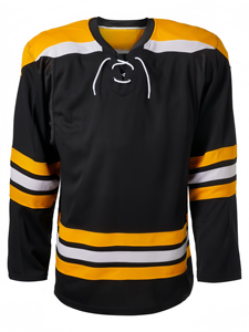 Maillot de hockey sur glace de haute qualité avec logo personnalisé Service OEM personnalisé pour hommes broderie d'équipe de jeunes Hockey sur glace de haute qualité - Product Image 4