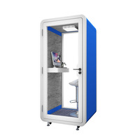 Cabina de Sonido Prefabricada Moderna de Acero Giratoria Insonorizada de Alta Calidad y Más Vendida para Dormitorio Principal, Hospital, Escuela
