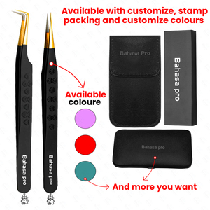 Hello Kitty แหนบต่อขนตาปลอม90องศาที่คีบขนตาสแตนเลสฉลากส่วนตัว - Product Image 5