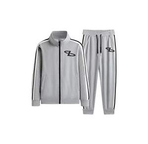 ชุดวอร์มผ้าฝ้ายโพลีเอสเตอร์ขายดีชุดวิ่งสำหรับผู้ชายชุดวอร์มผ้าโพลีเอสเตอร์ชุดวอร์มแห้งเร็ว - Product Image 1