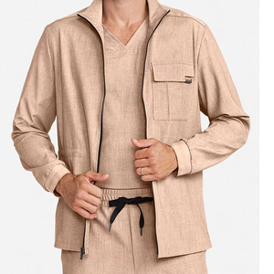 Vêtements médicaux personnalisés en gros, uniformes d'infirmière, uniformes d'hôpital, blouses, vestes, veste de travail élégante pour femme - Product Image 6