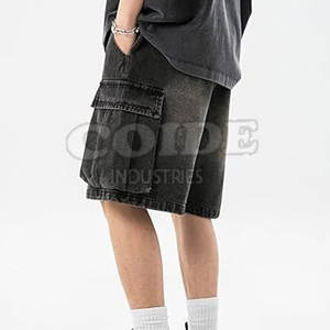 Pantalones cortos para hombre más vendidos Diseña tu propio logotipo Pantalones cortos vaqueros para hombre Pantalones cortos transpirables de secado rápido para hombre - Product Image 3