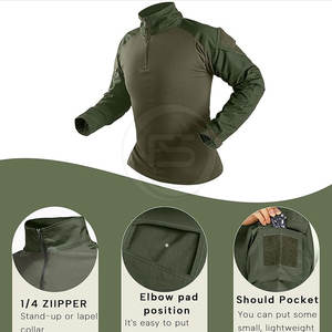 ชุดยูนิฟอร์มเพนท์บอลชายคุณภาพสูง ระบายอากาศได้ดี ผลิตจากโพลีเอสเตอร์ 100% พร้อมระบบตรวจจับเข็ม สำหรับใช้งานกลางแจ้ง - บริการ OEM แบบกำหนดเอง - Product Image 4