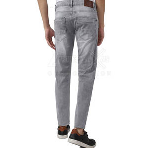Pantalones vaqueros de hombre hechos a medida de estilo único a la venta pantalones vaqueros de diseño personalizados - Product Image 4