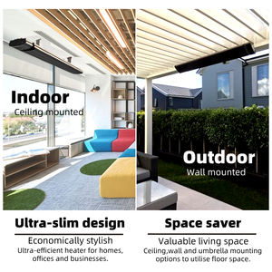 JHheatsup 4 Ranges Leistungs einstellung Fern infrarot heizung Aero Material Elektrische Strahlungs heizung Hochleistungs-Terrassen heizung SAA - Product Image 6
