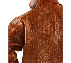 Offre spéciale Veste en cuir pour homme manches complètes Nouveau design Respirant Prix de gros Veste en cuir pour homme légère et entièrement personnalisée - Product Image 4